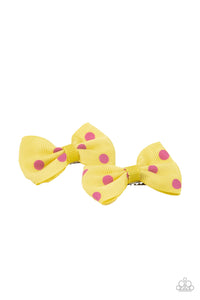 Polka Dot Drama - Yellow Hair Accessory