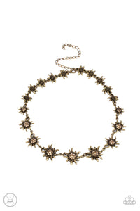 Get Up and GROW - Brass Choker