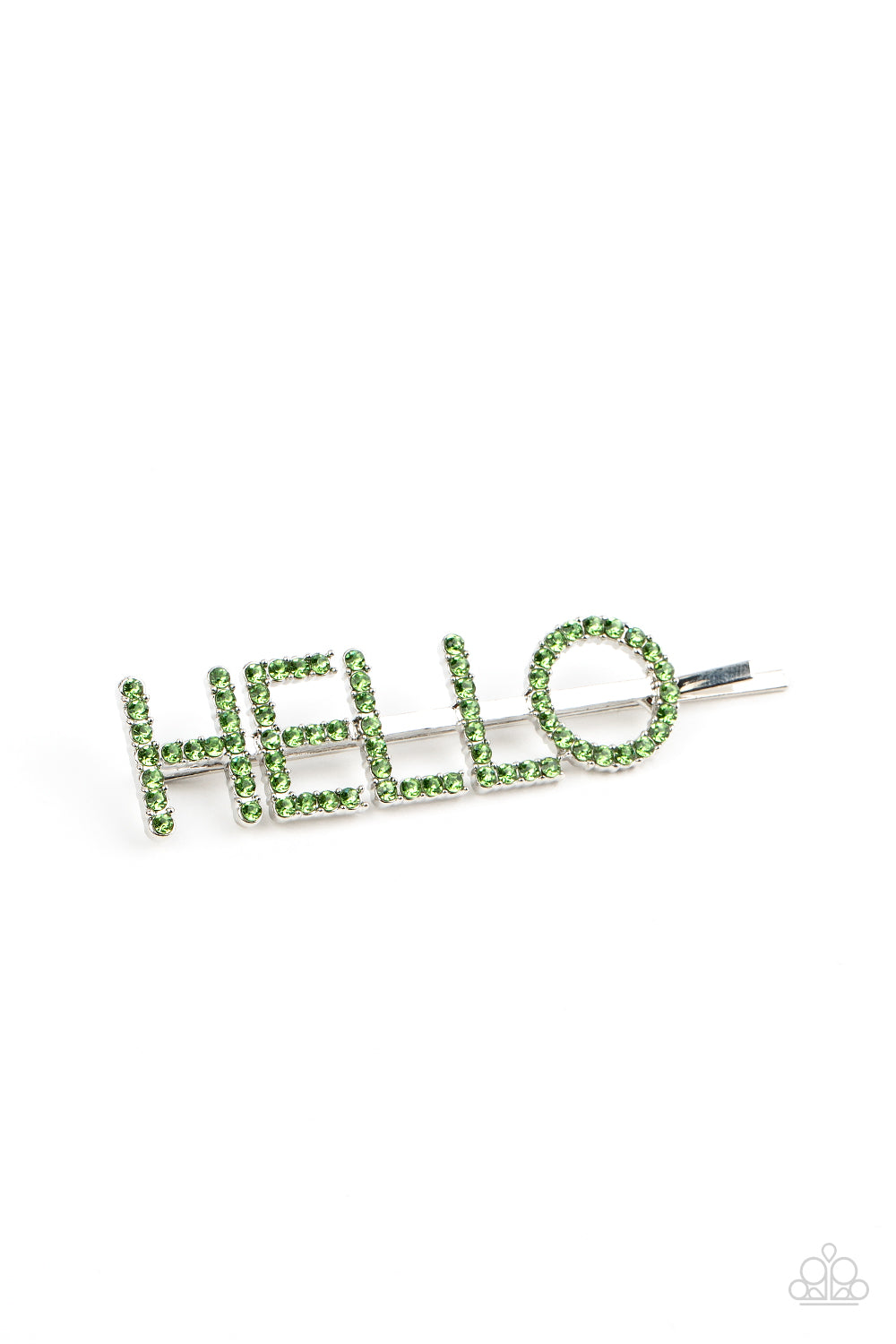 Hello There - Green Hair Accessory