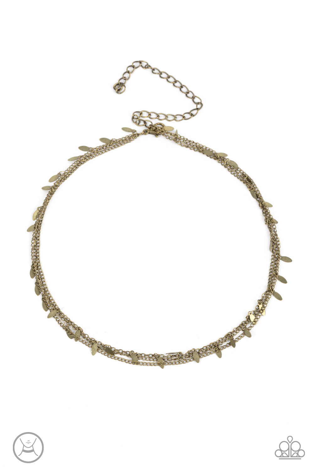 Monochromatic Magic - Brass choker