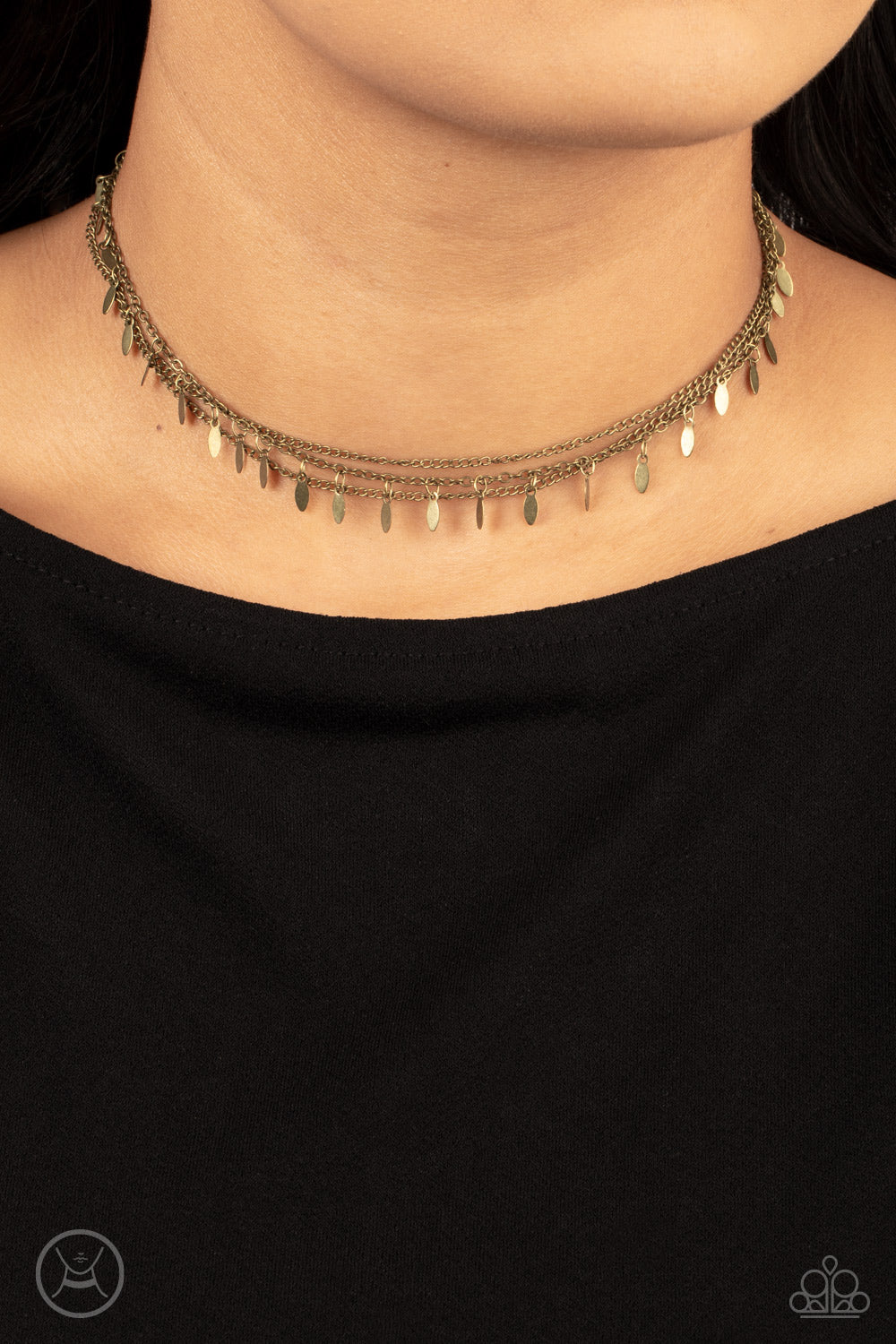 Monochromatic Magic - Brass choker