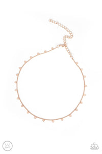 Cupids Cutest Valentine - Rose Gold Choker