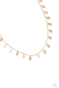 LEAF a Light On - Gold Choker