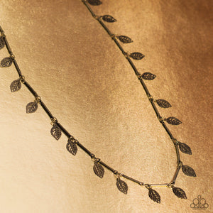 LEAF a Light On - Brass Choker