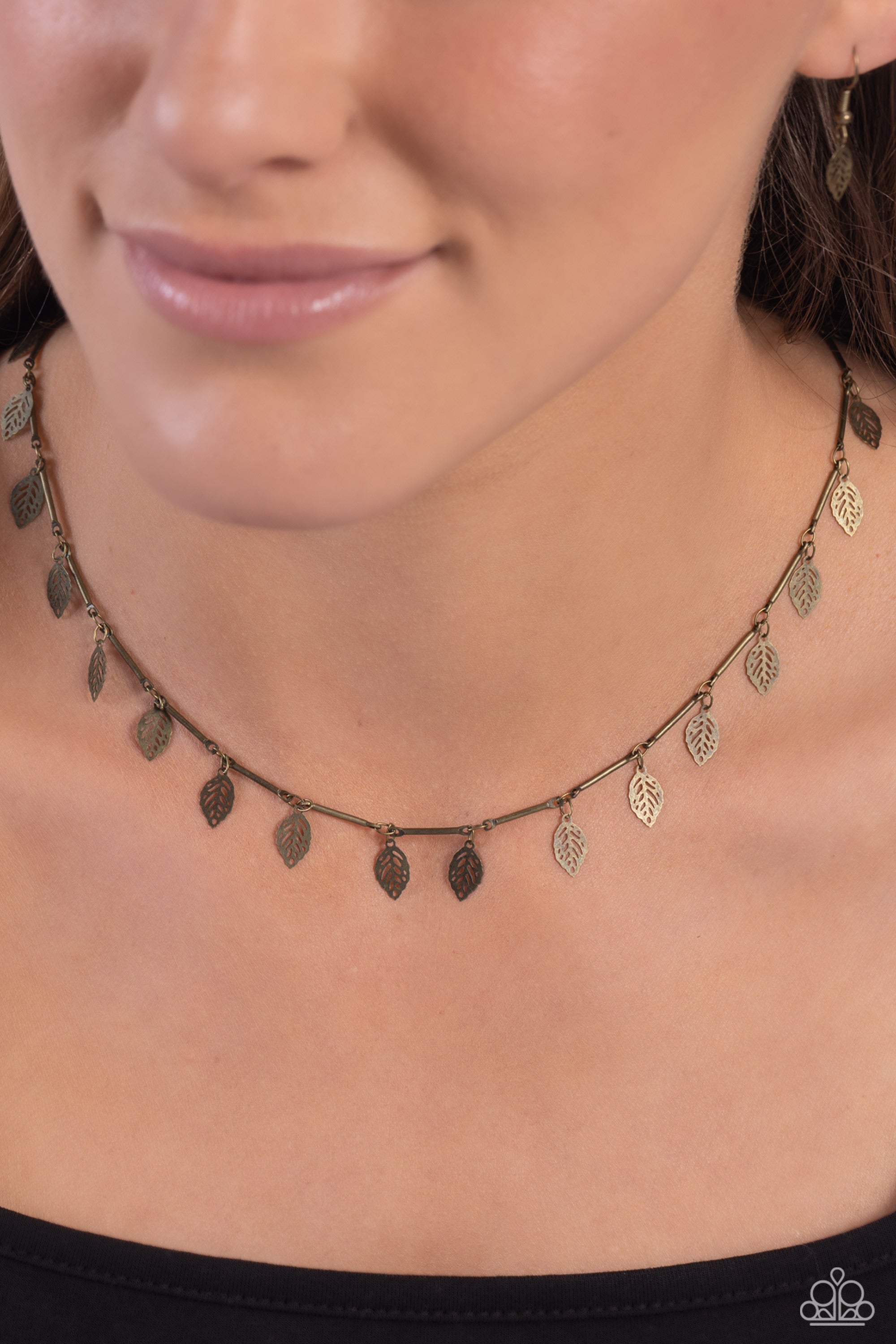 LEAF a Light On - Brass Choker