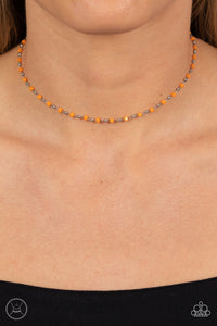 Neon Lights - Orange Choker