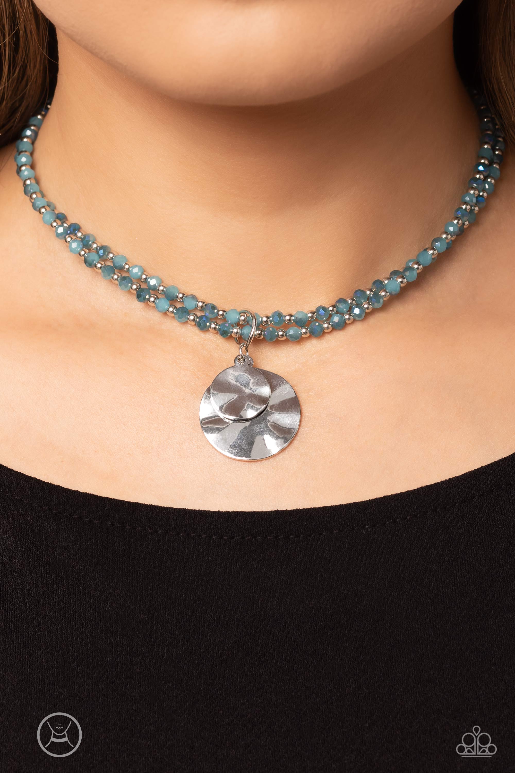 Compacted Cosmos - Blue Choker