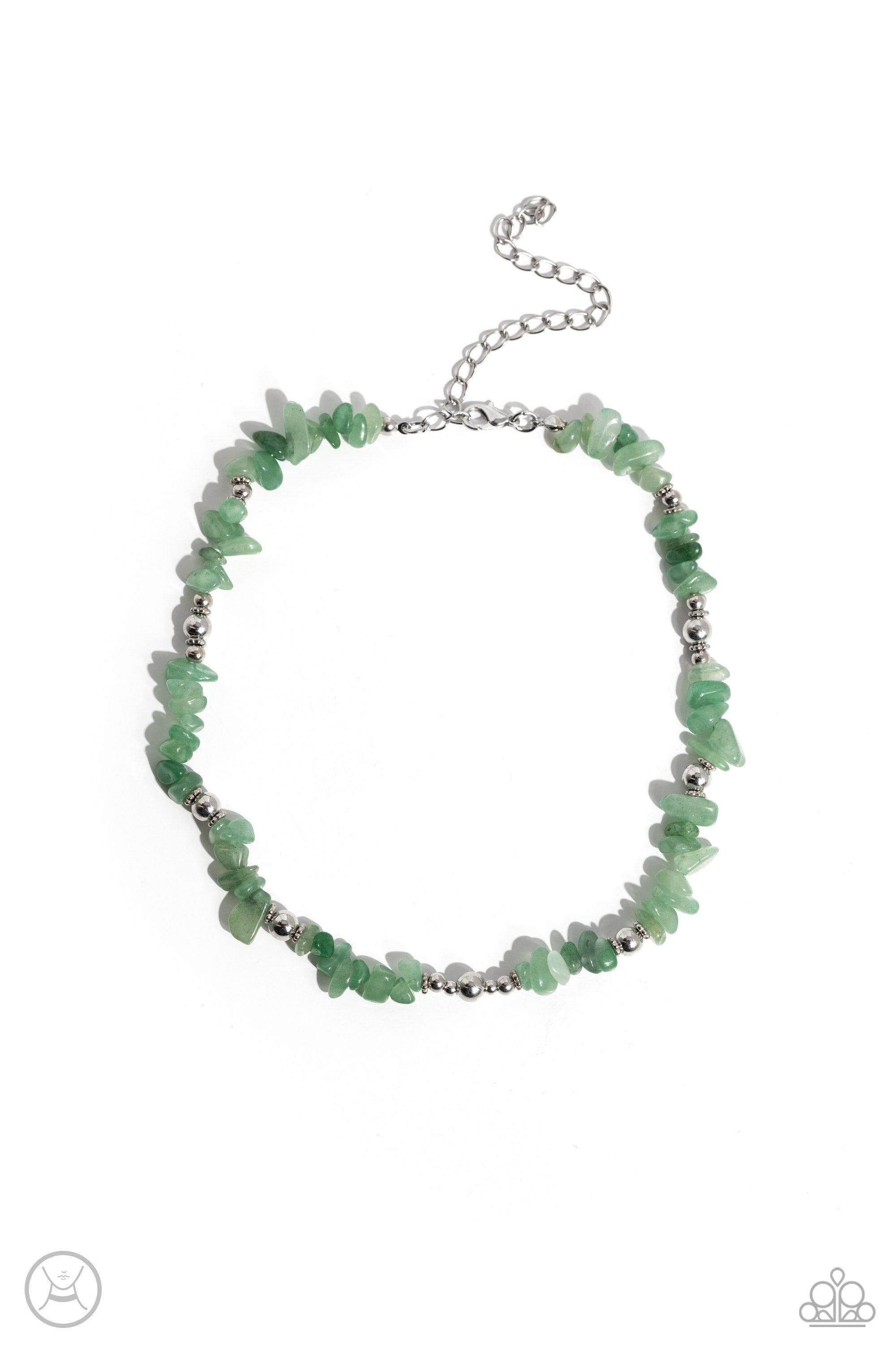 Carved Confidence - Green Choker