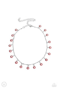 Delicate Display - Red Choker