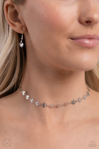 Fluttering Festival - Silver Choker