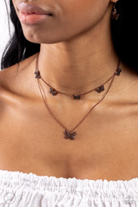 Butterfly Beacon - Copper Choker