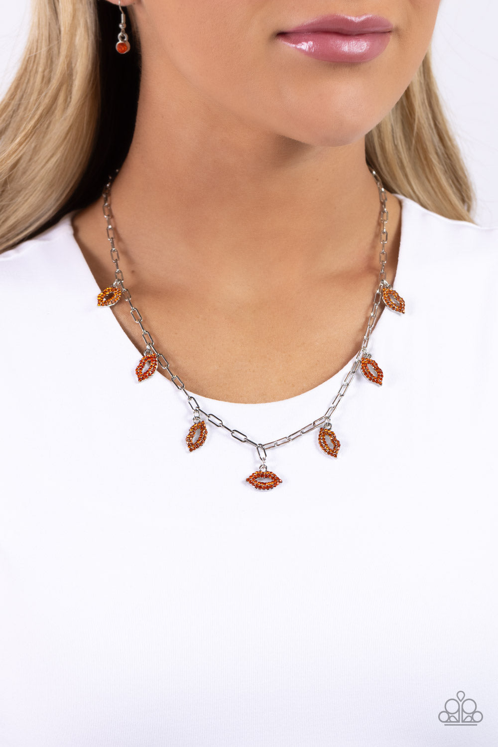 KISS the Mark - Orange Choker