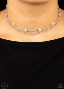 Dainty Dapper - White Choker