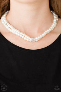 Put on Your Party Dress - White Choker